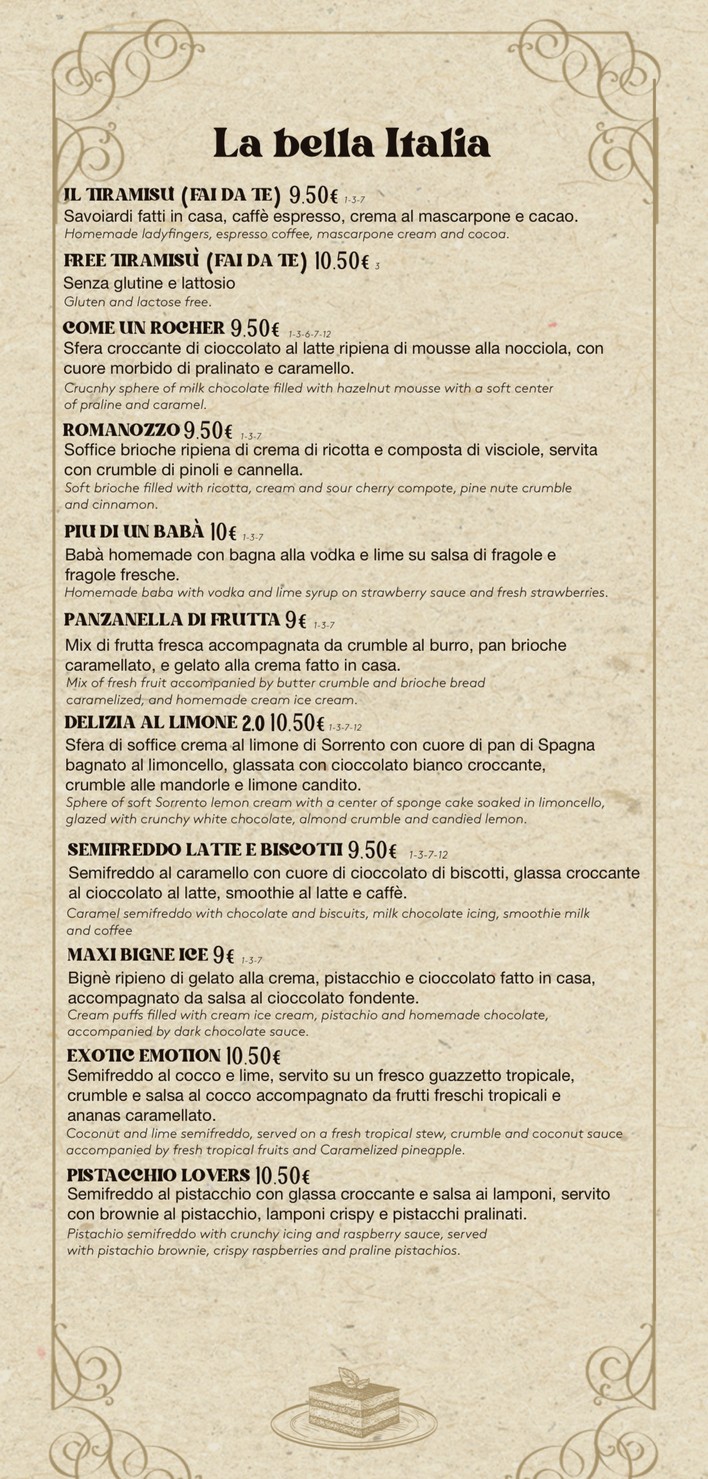 Dolce menu 7