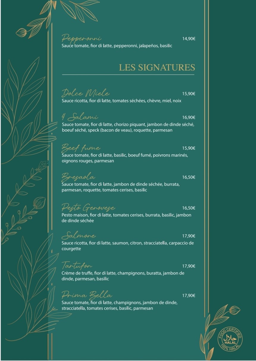 مطعم ماما زا - تخصصات إيطالية، بيتزا نابوليتانا menu 3