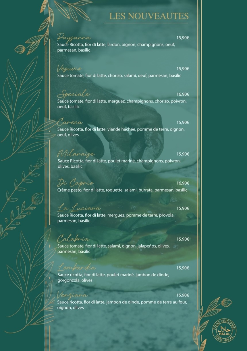 مطعم ماما زا - تخصصات إيطالية، بيتزا نابوليتانا menu 5