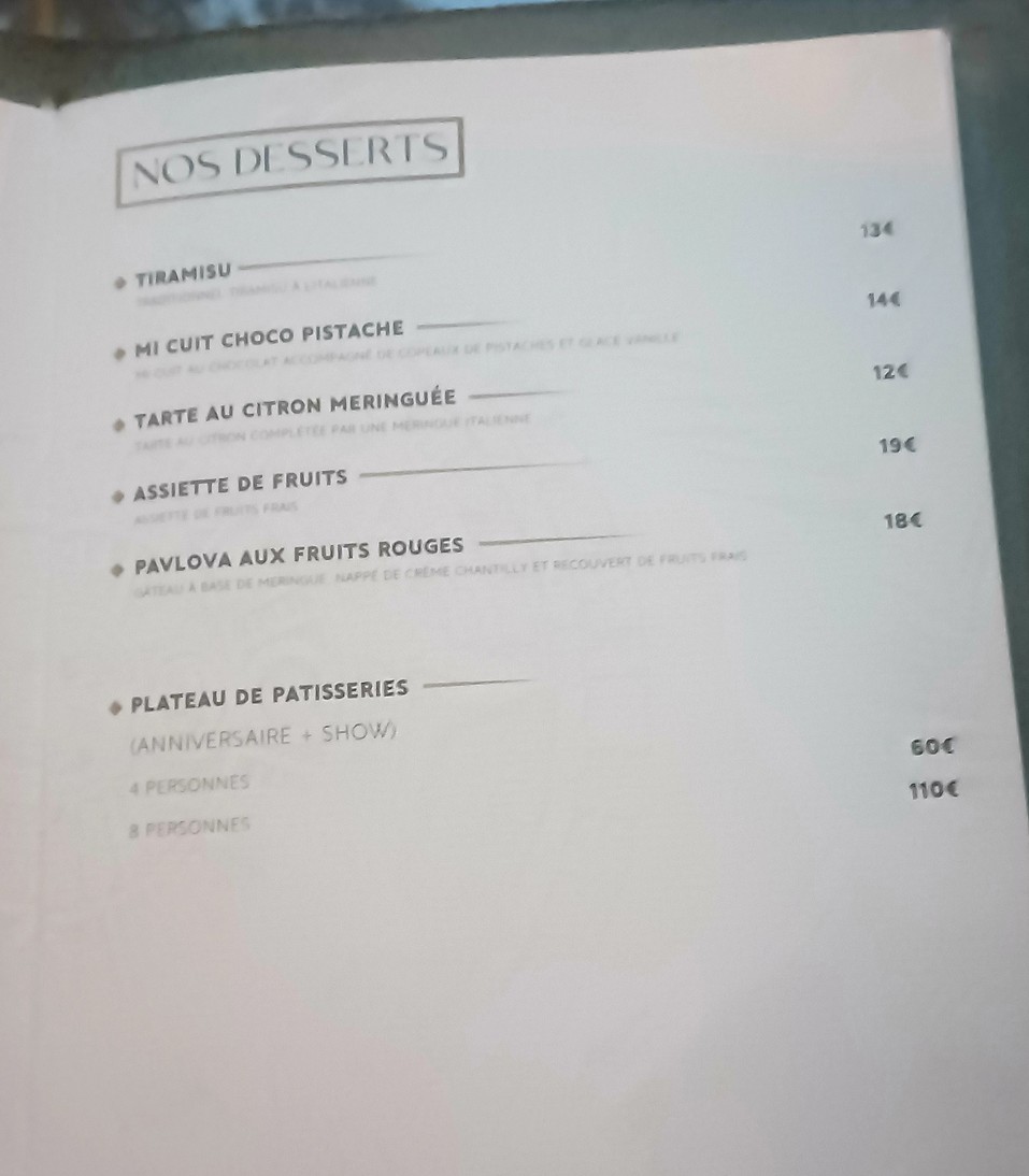 ZILLY menu 3