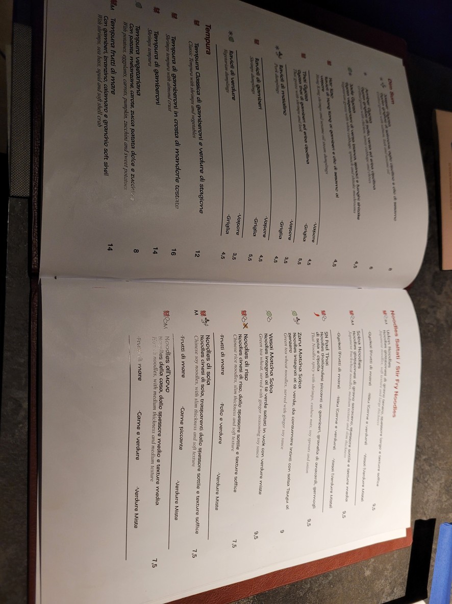 Sushi e Noodles - Prati menu 4