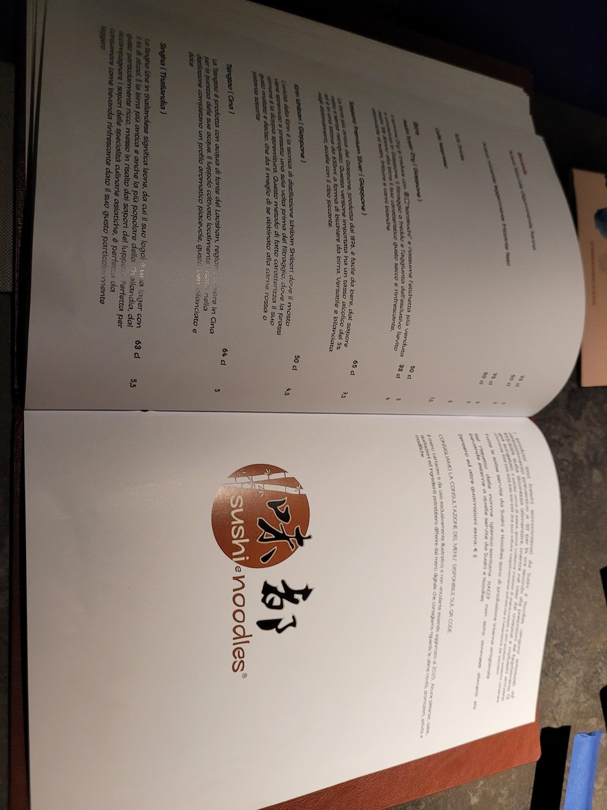 Sushi e Noodles - Prati menu 6