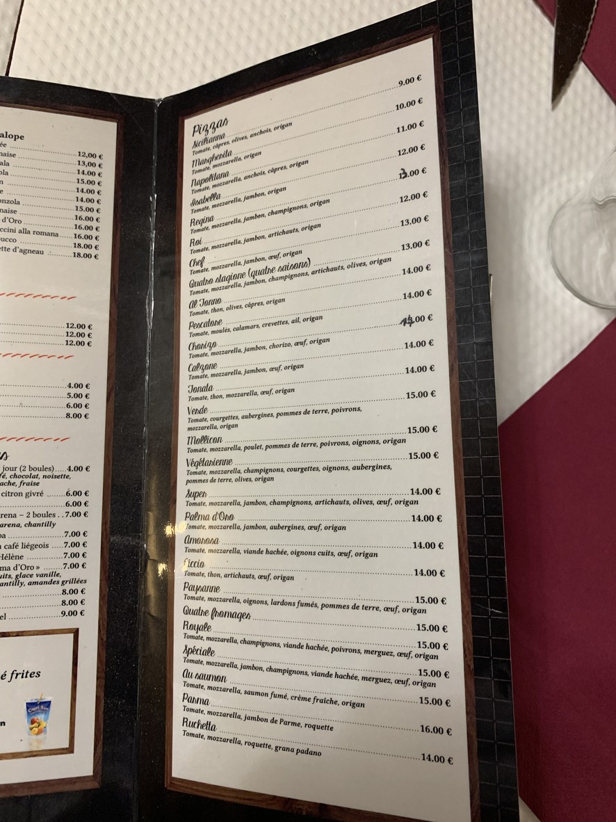 Pizzería Palma D'Oro menu 3