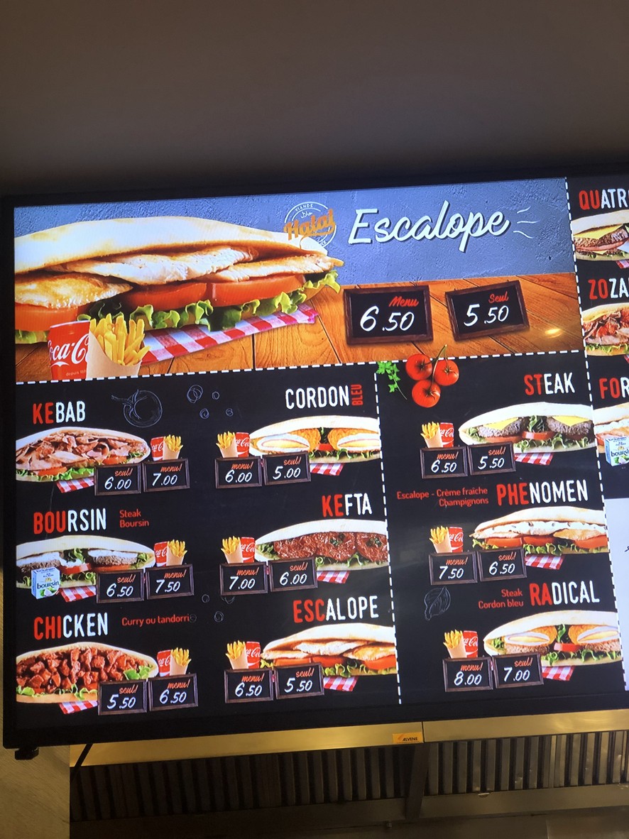 Zozan menu 2