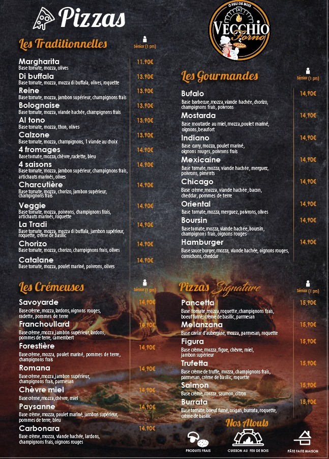 Vecchio Forno menu 2