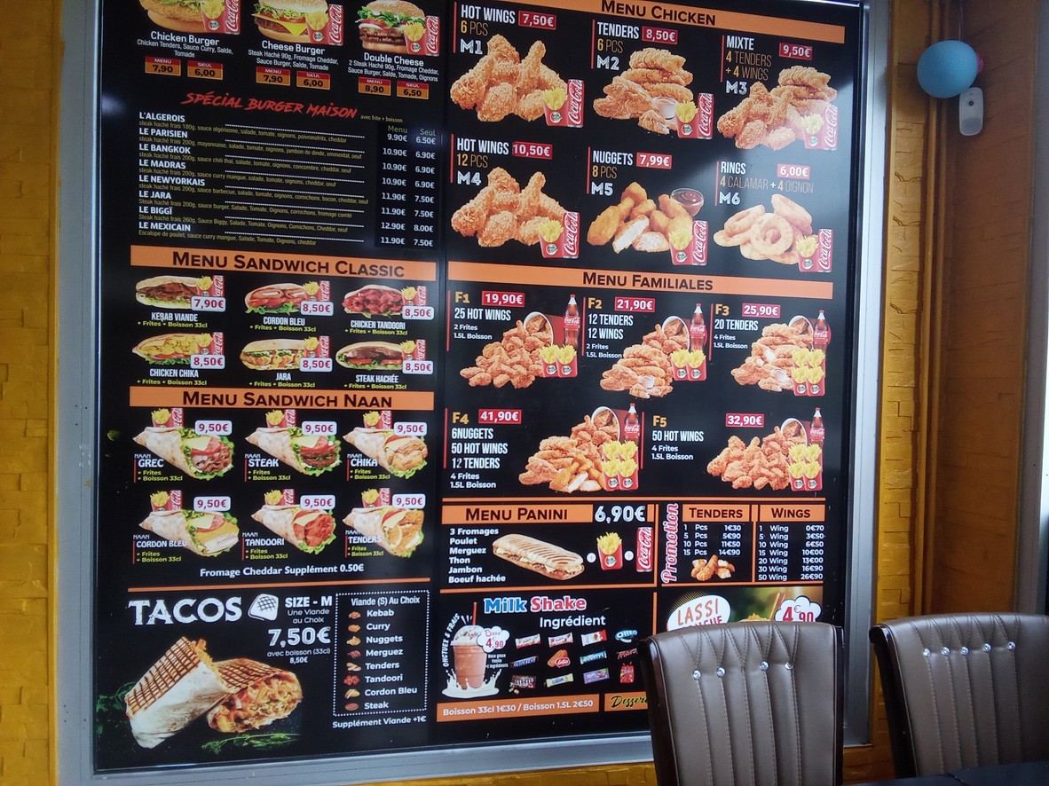 O Plaizir menu 2