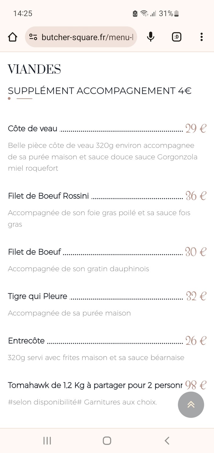 Butcher Square menu 7