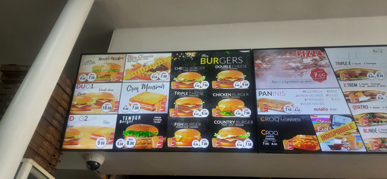 Levallois Food menu 1