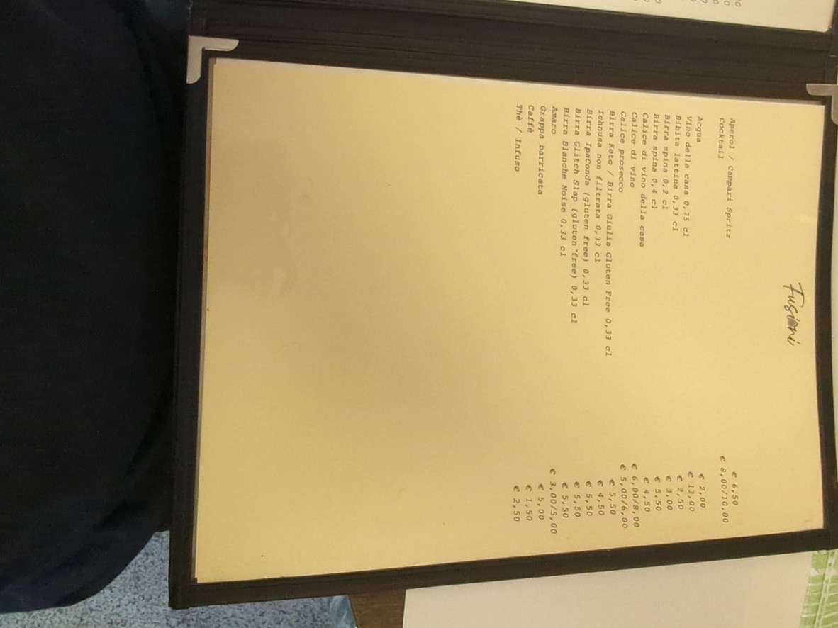 Fusioni - Ristorante Pizzeria menu 4