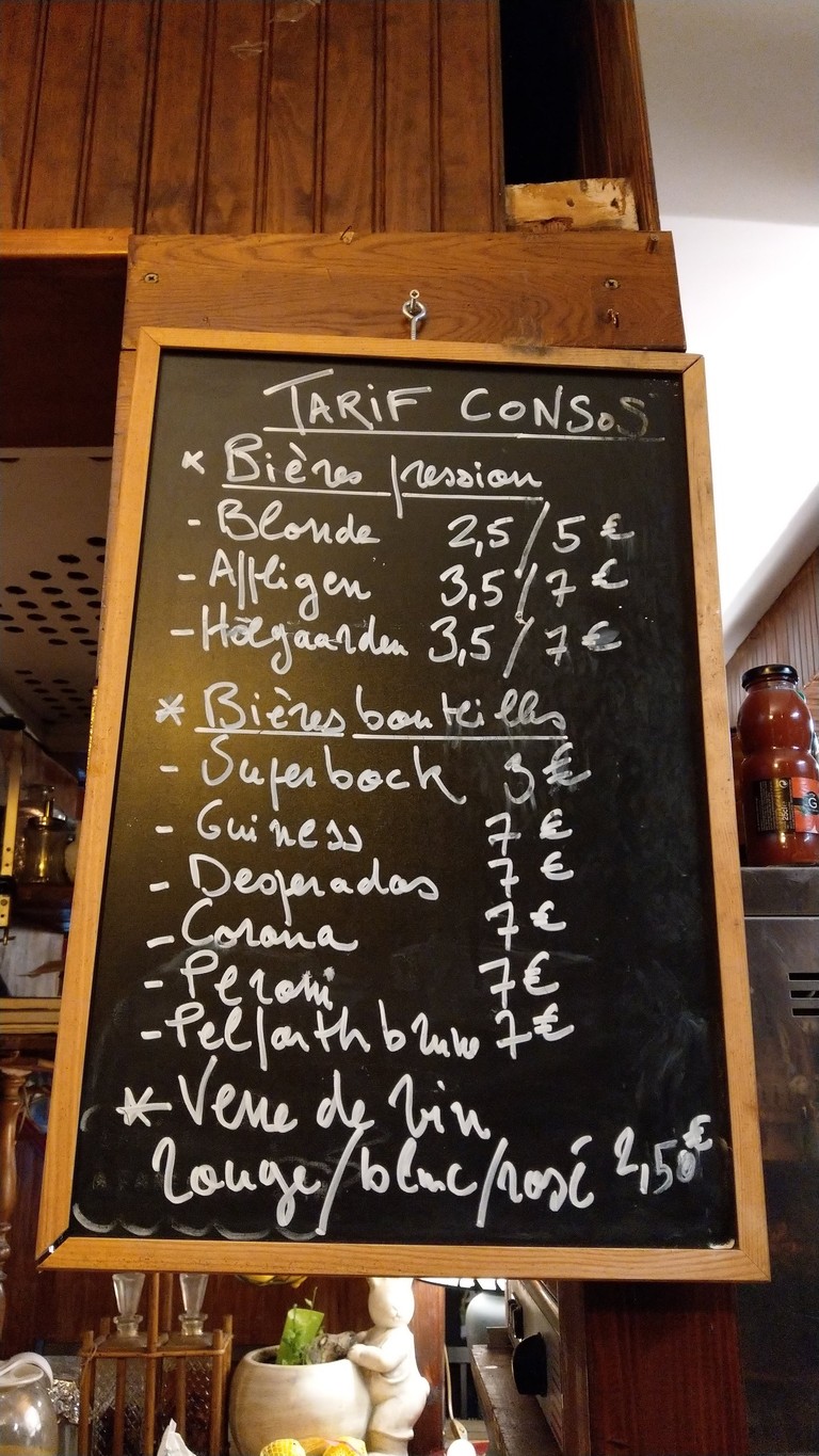Chez Adel menu 2