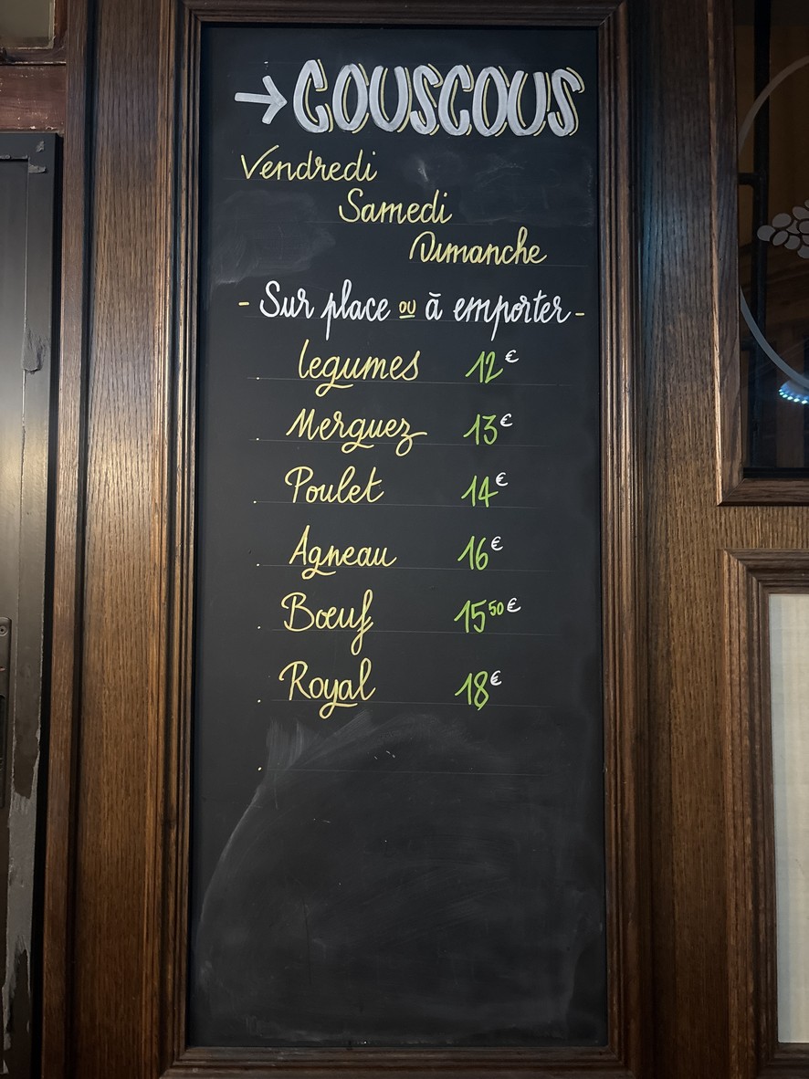 L'Horizon menu 2