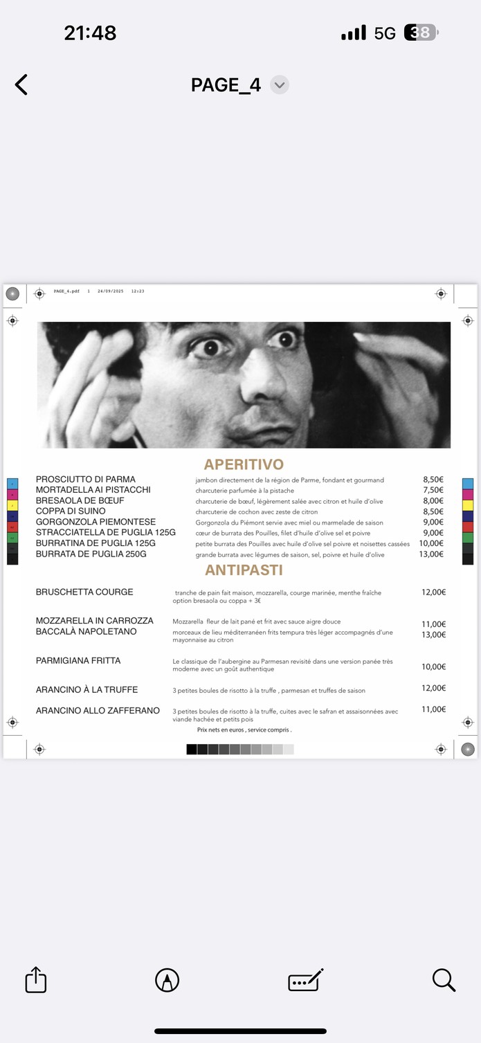 RISTORANTE FIORELLI PIZZERIA menu 1