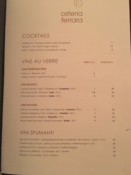 Osteria Ferrara