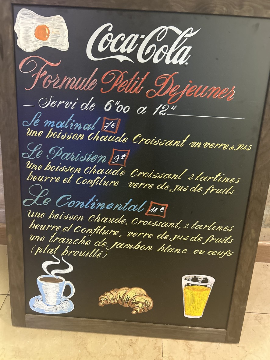 L'Avenue menu 1