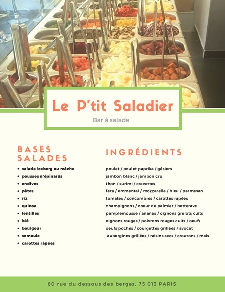 Le P'tit Saladier