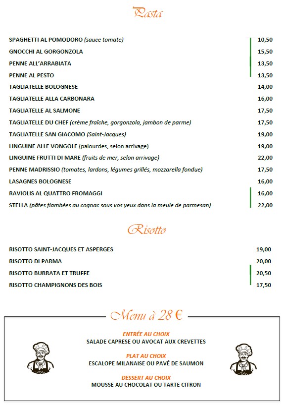 Madrisio menu 2