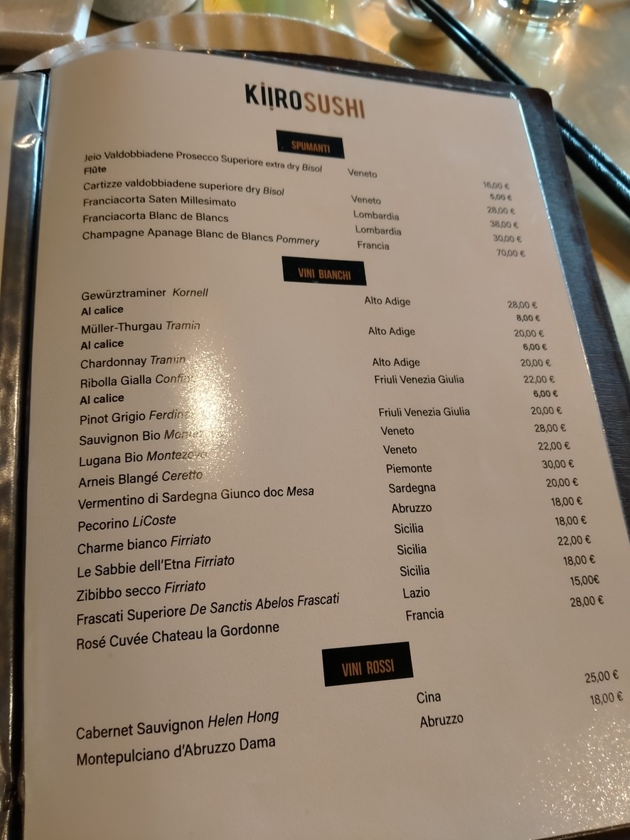 Kiiro Sushi menu 8