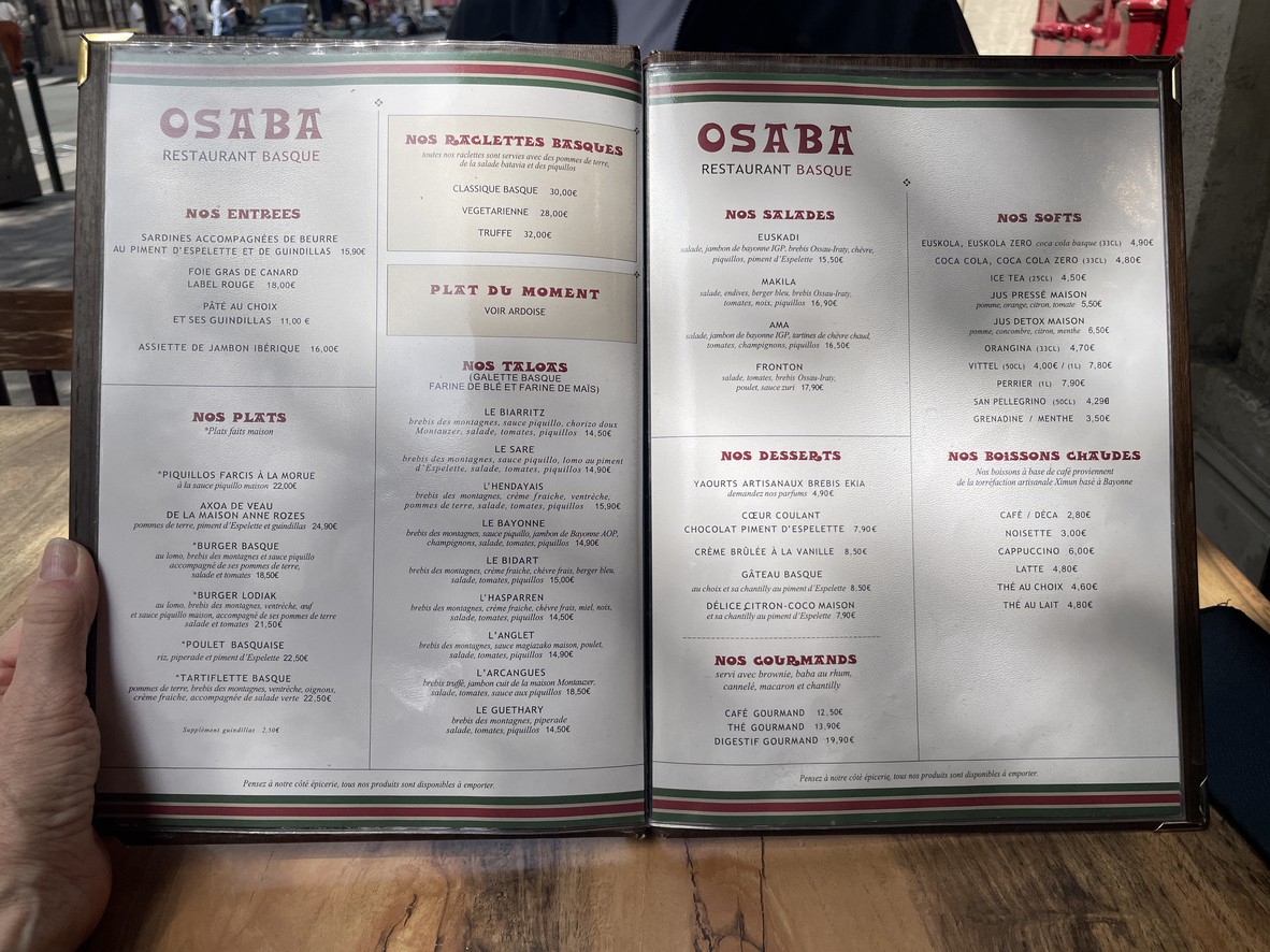 Osaba menu 1