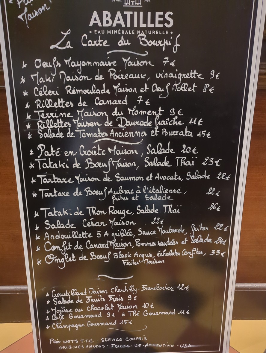 O'Bourpif menu 1