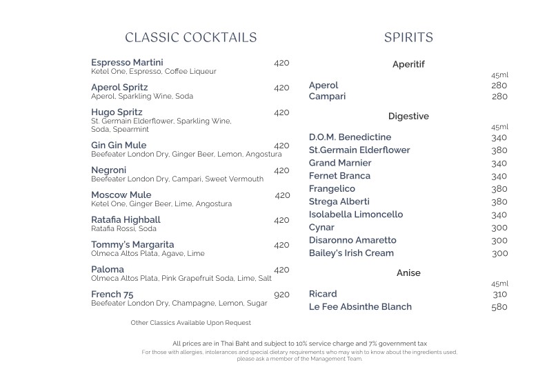 โกเล็ตต์ แบงค็อก menu 4