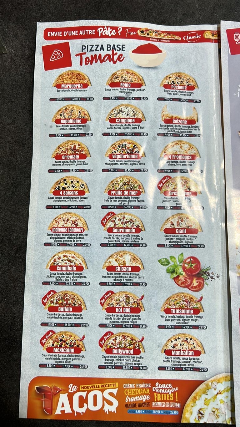 طيبة menu 1