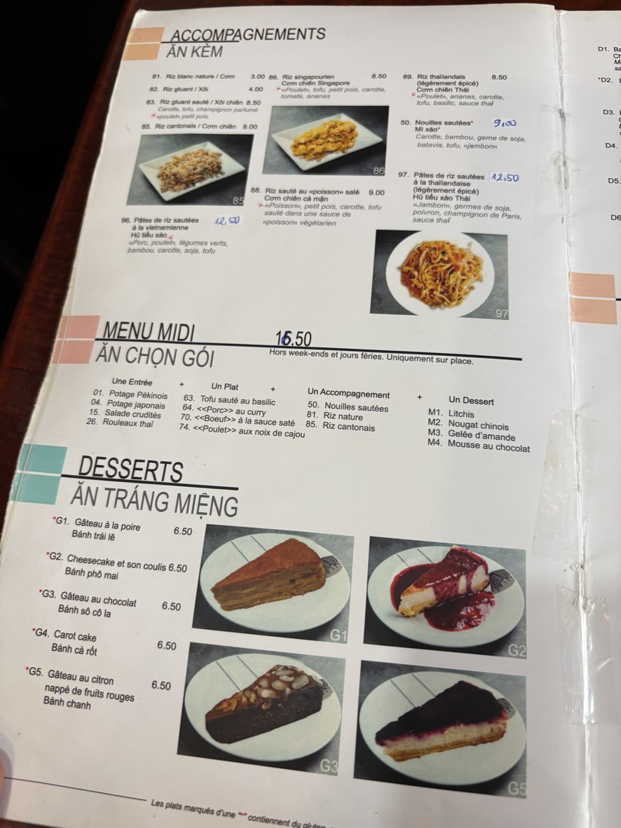 Bodhi Vegan menu 3
