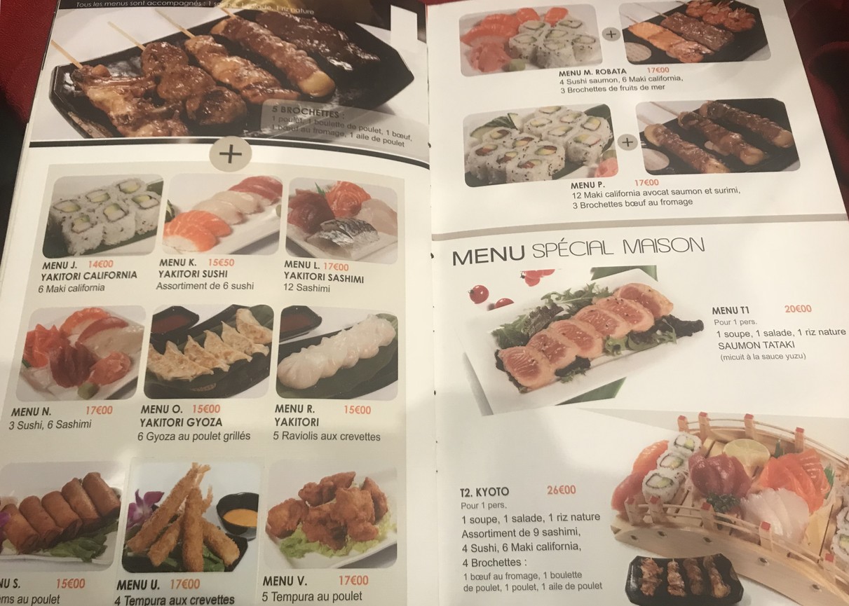 Royal Kyoto menu 2