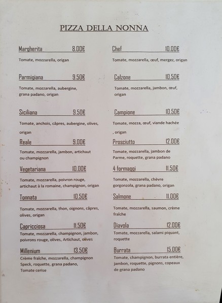 Pizza Della Nonna