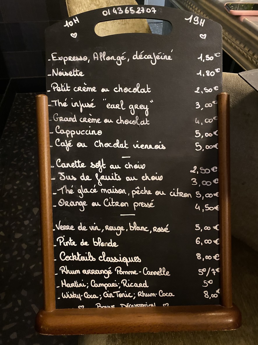 Demain Peut-Etre menu 2