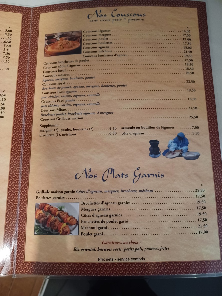 El Marrakech menu 2
