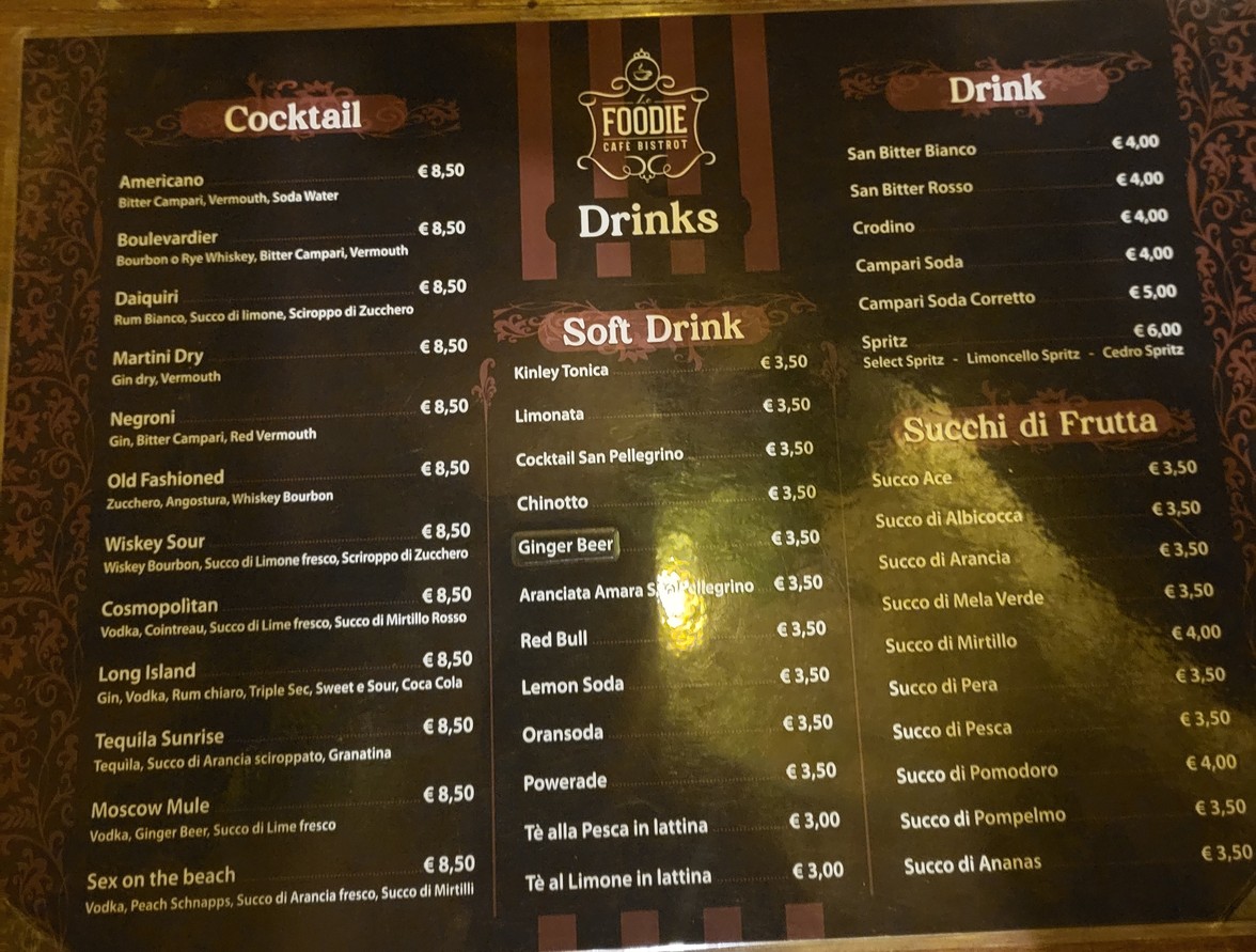 Le Foodie Café Bistrot menu 4