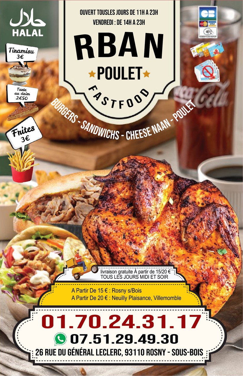 POLLO RBAN menu 1