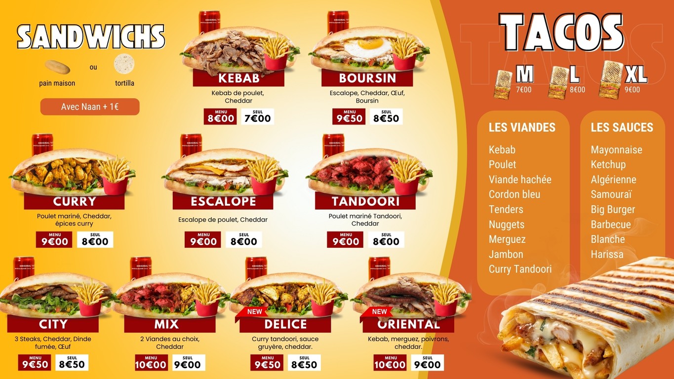 POLLO RBAN menu 2
