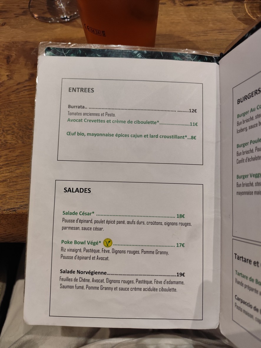 Au Coin ! Bistrot-Bar Chic Ermont menu 1