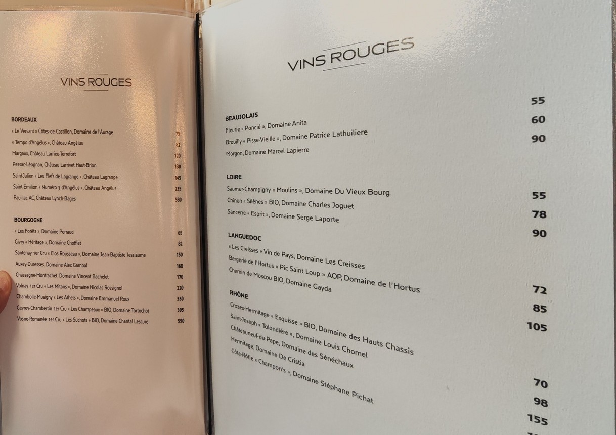 L'Empire du 8ème menu 4