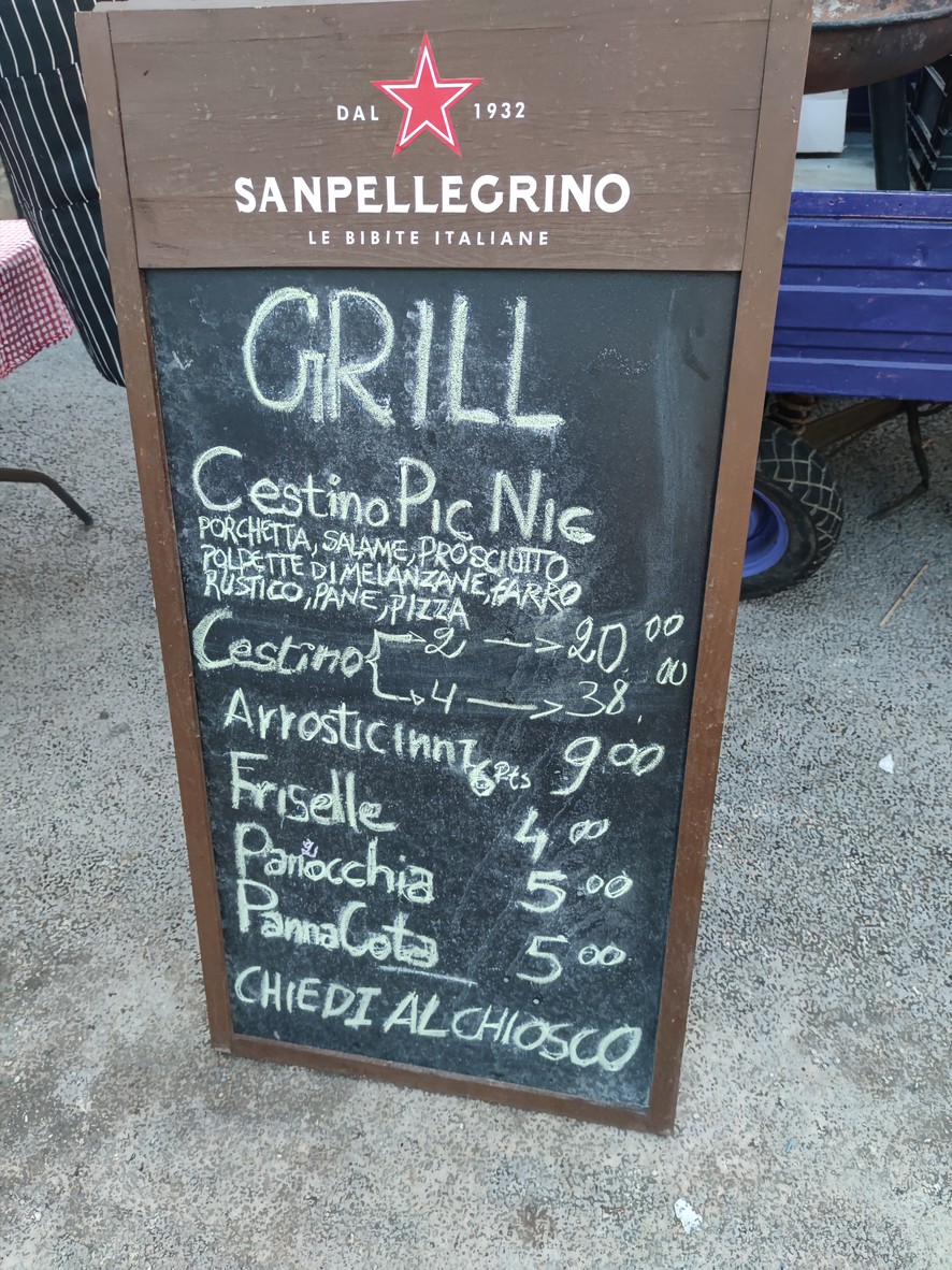 Borgo Pigneto menu 1