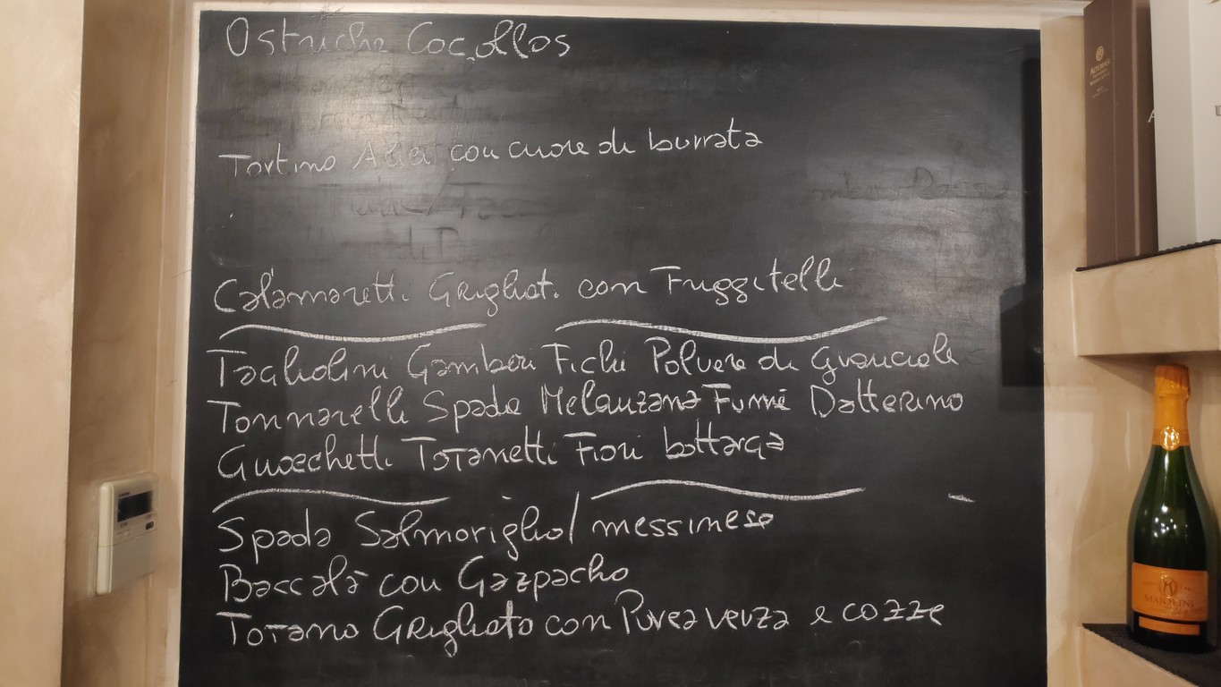 Fish da Francesco menu 2