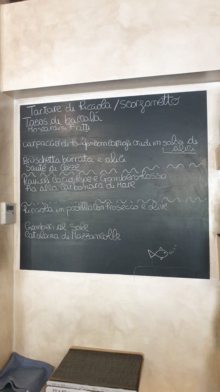 Fish da Francesco menu 3