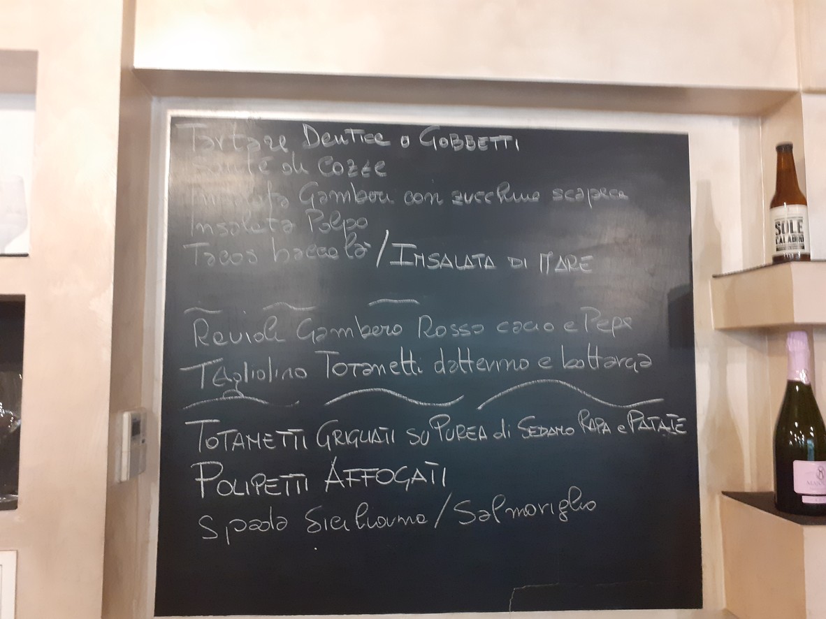 Fish da Francesco menu 6