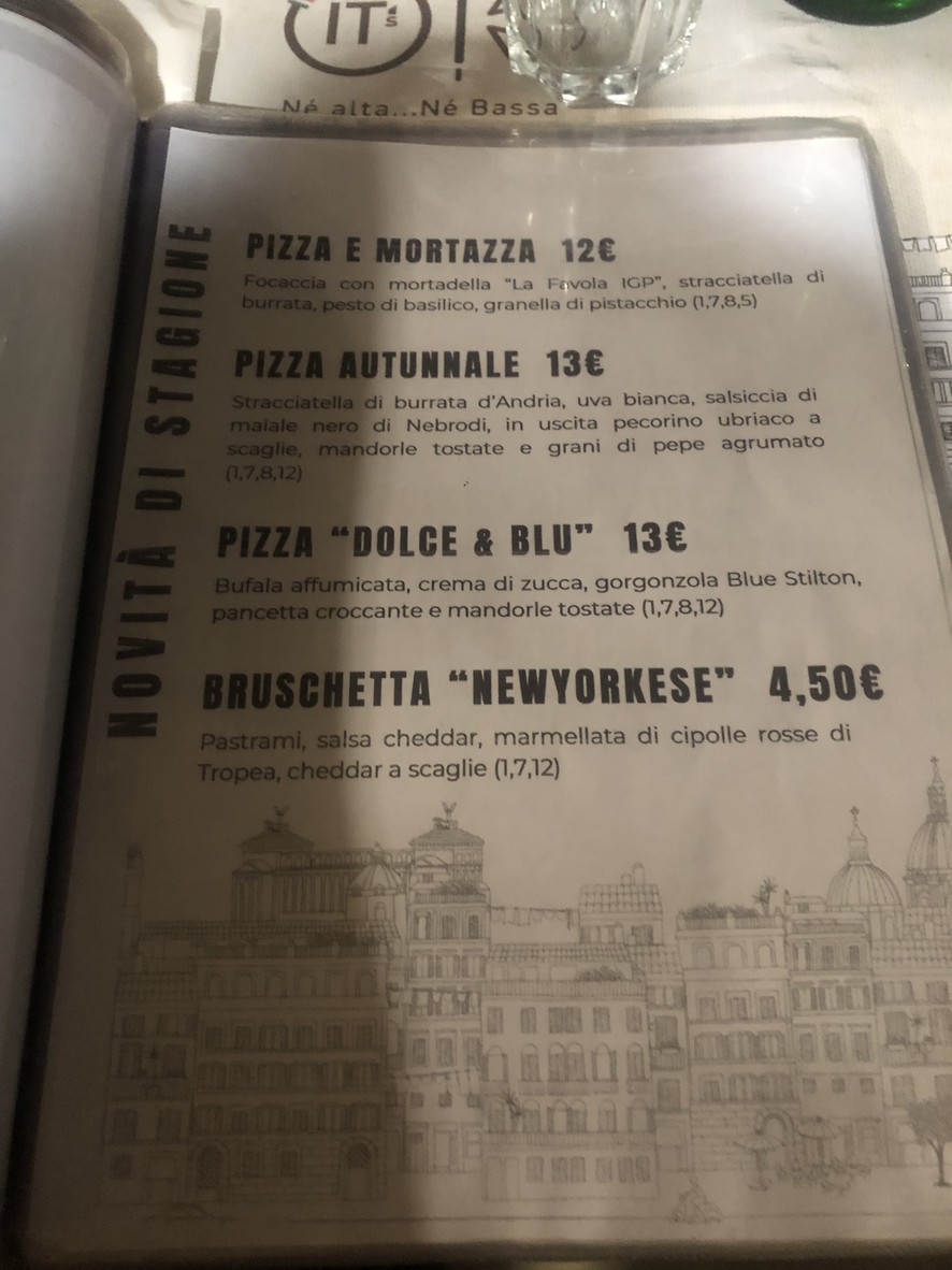 Al Grottino menu 2