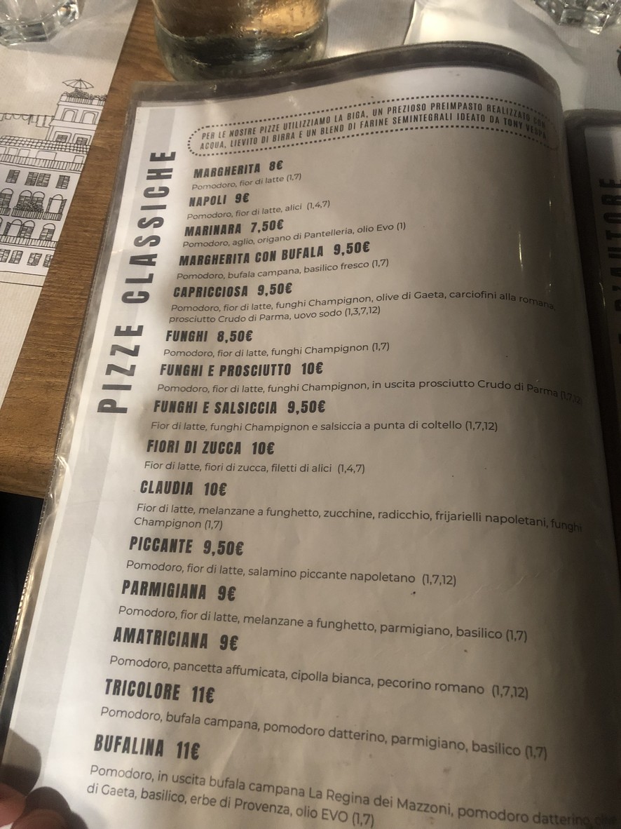 Al Grottino menu 3