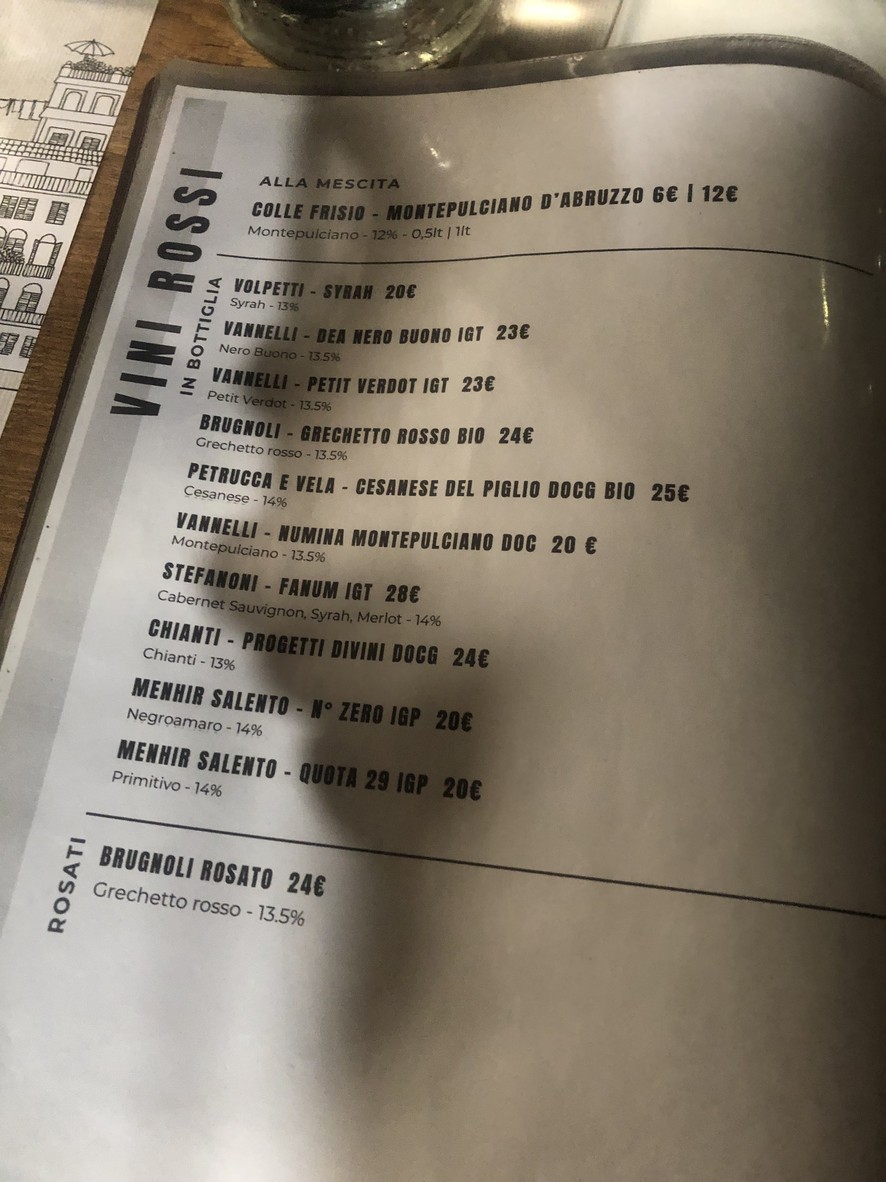 Al Grottino menu 5