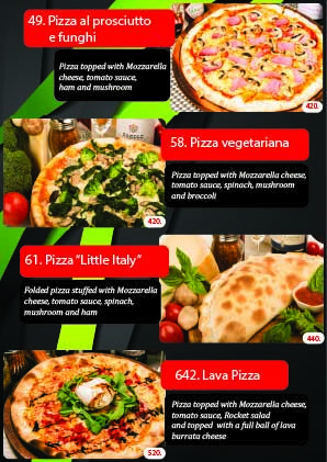 LITTLE ITALY menu 3