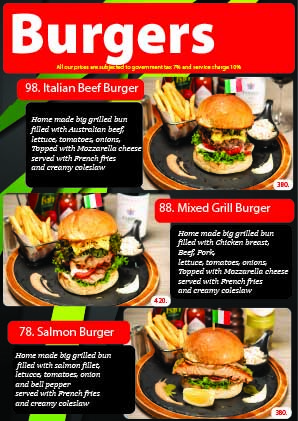 LITTLE ITALY menu 5