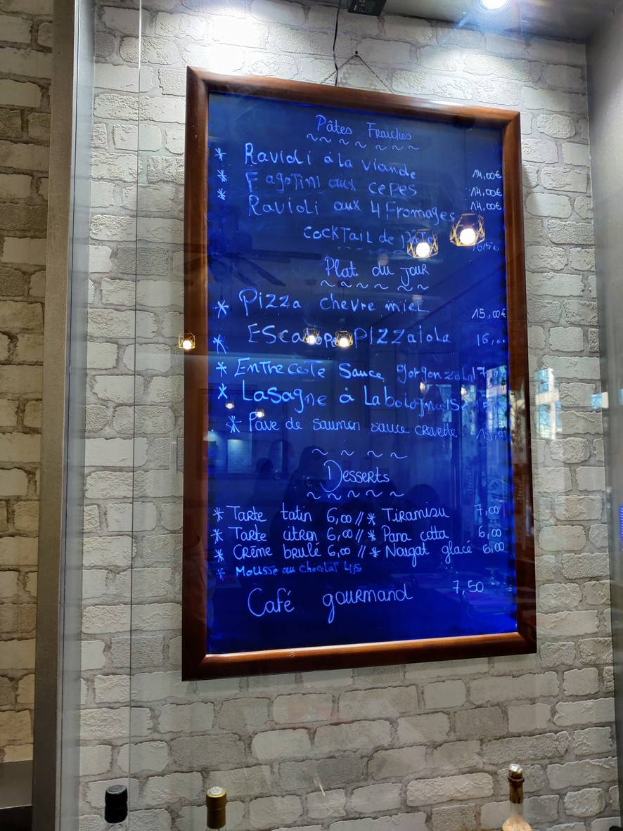 Marinella menu 1