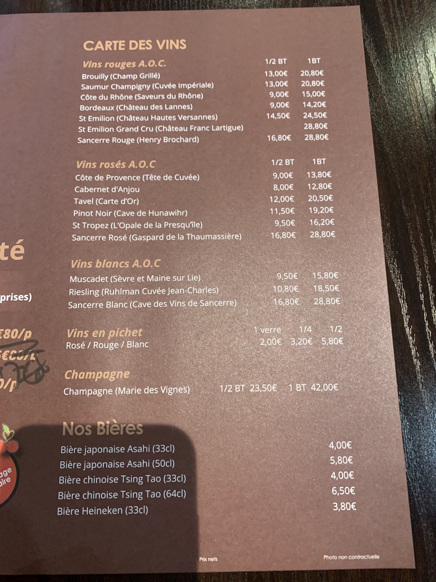 Villa Tokyo menu 6