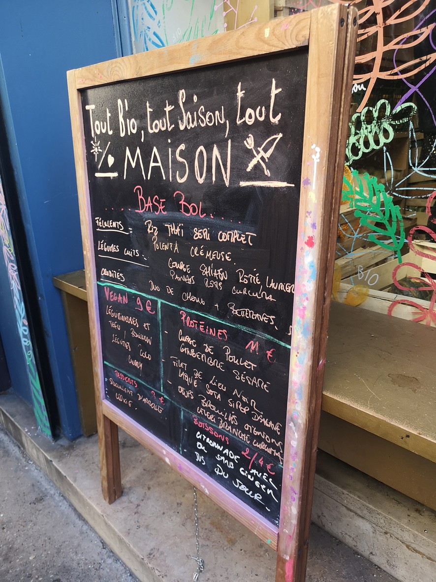 Épicure menu 1