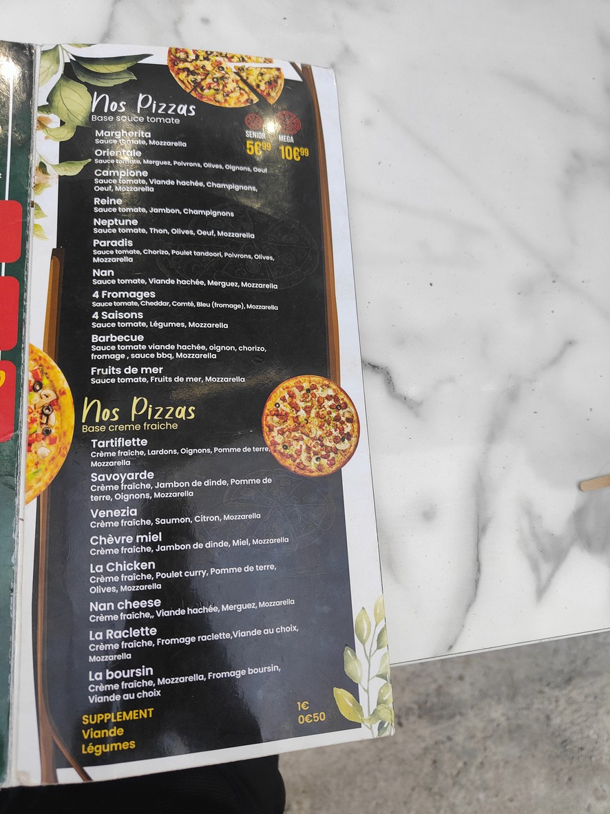 Le Paradis bondy menu 4