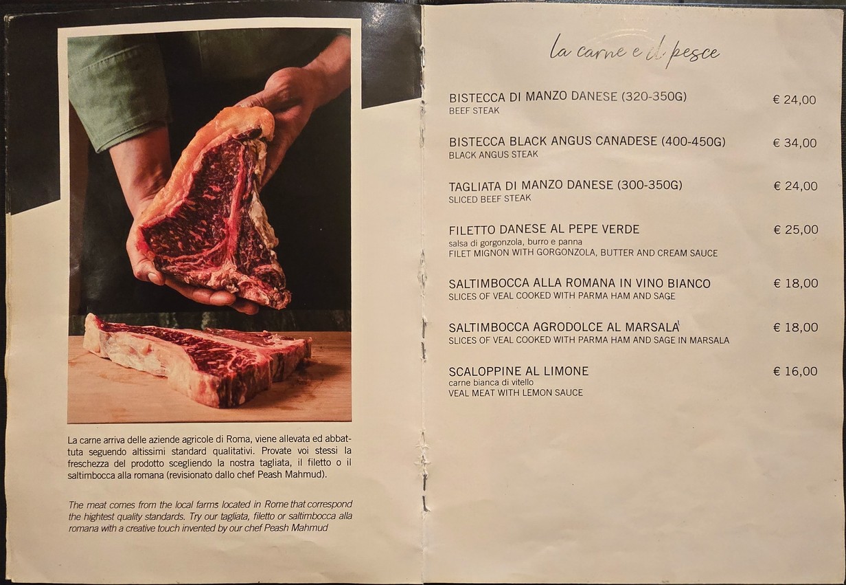 Ristorante Agrodolce Roma menu 4
