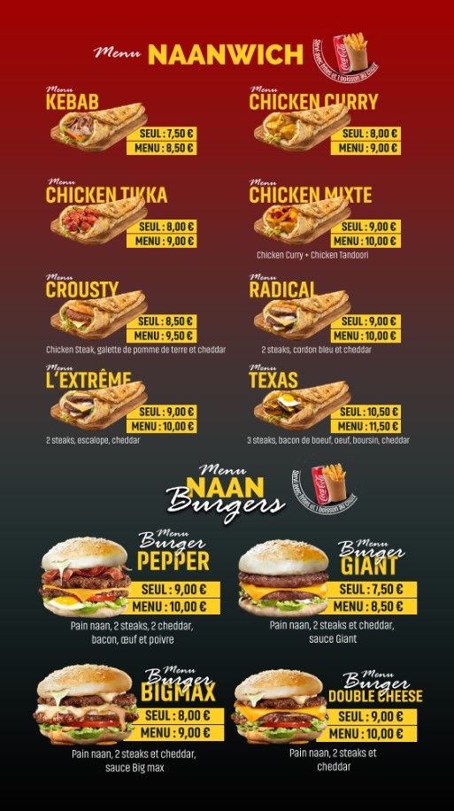O'Pajol menu 3